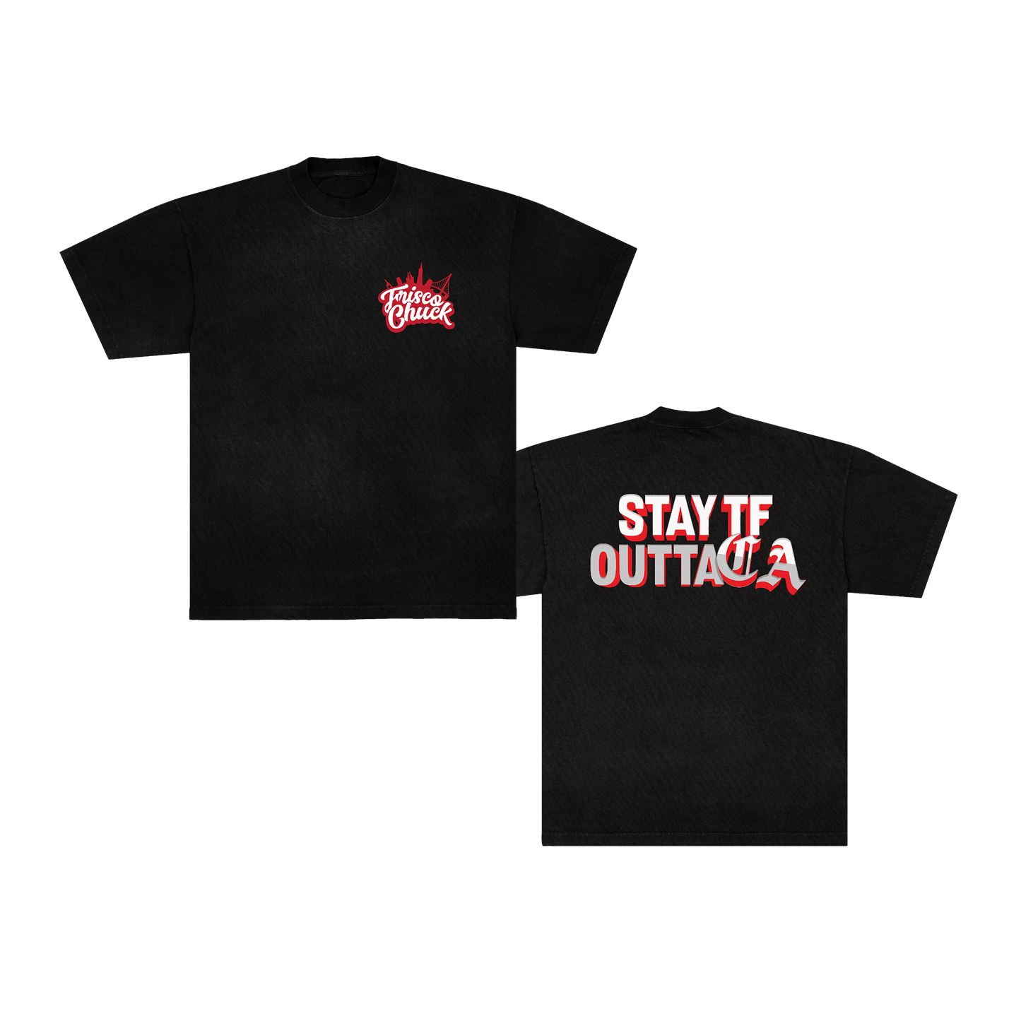 STAY TF OUTTA LA TEE - BLACK