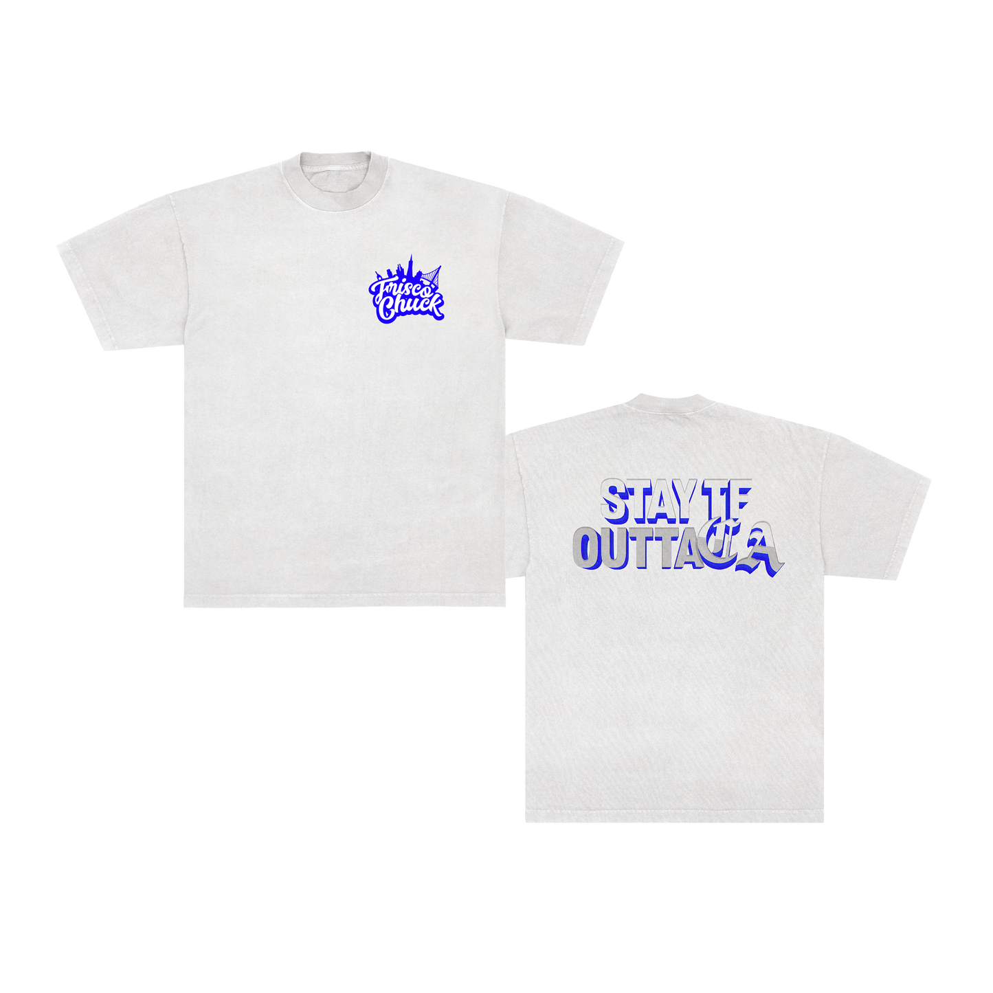 STAY TF OUTTA LA TEE - OFF WHITE
