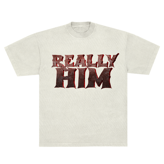 REALLY HIM TEE - OFF WHITE